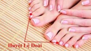 Vị trí huyệt Lệ đoài