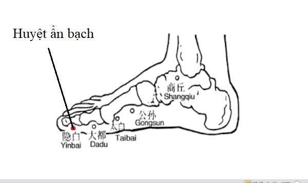 huyệt ẩn bạch