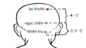 Vị trí huyệt Lạc khước